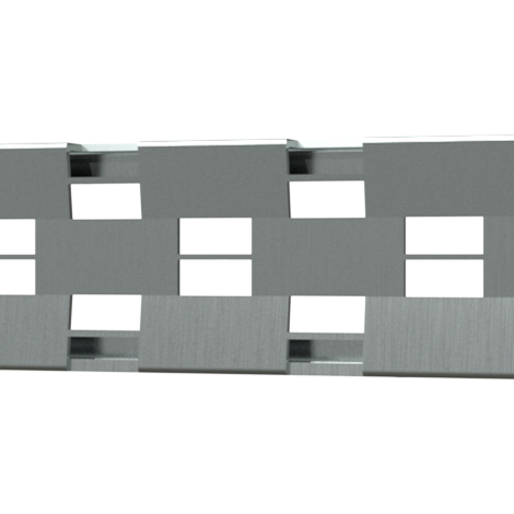 Quick Drain Brushed Stainless Linear Cosmo