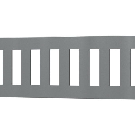 Quick Drain Brushed Stainless Linear Vertical