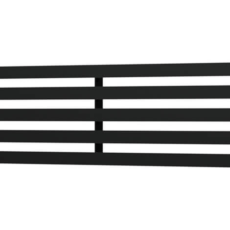 Quick Drain Matte Black Linear Lines
