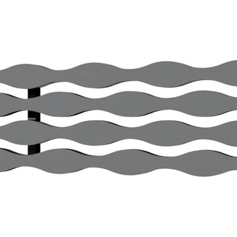 Quick Drain Polished Stainless Linear Stream