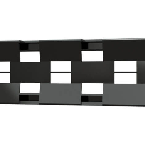 Quick Drain Polished Black Linear Cosmo