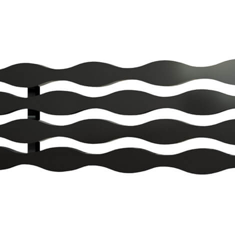 Quick Drain Polished Black Linear Stream