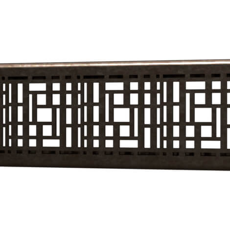 Quick Drain Oil Rubbed Bronze Linear Deco